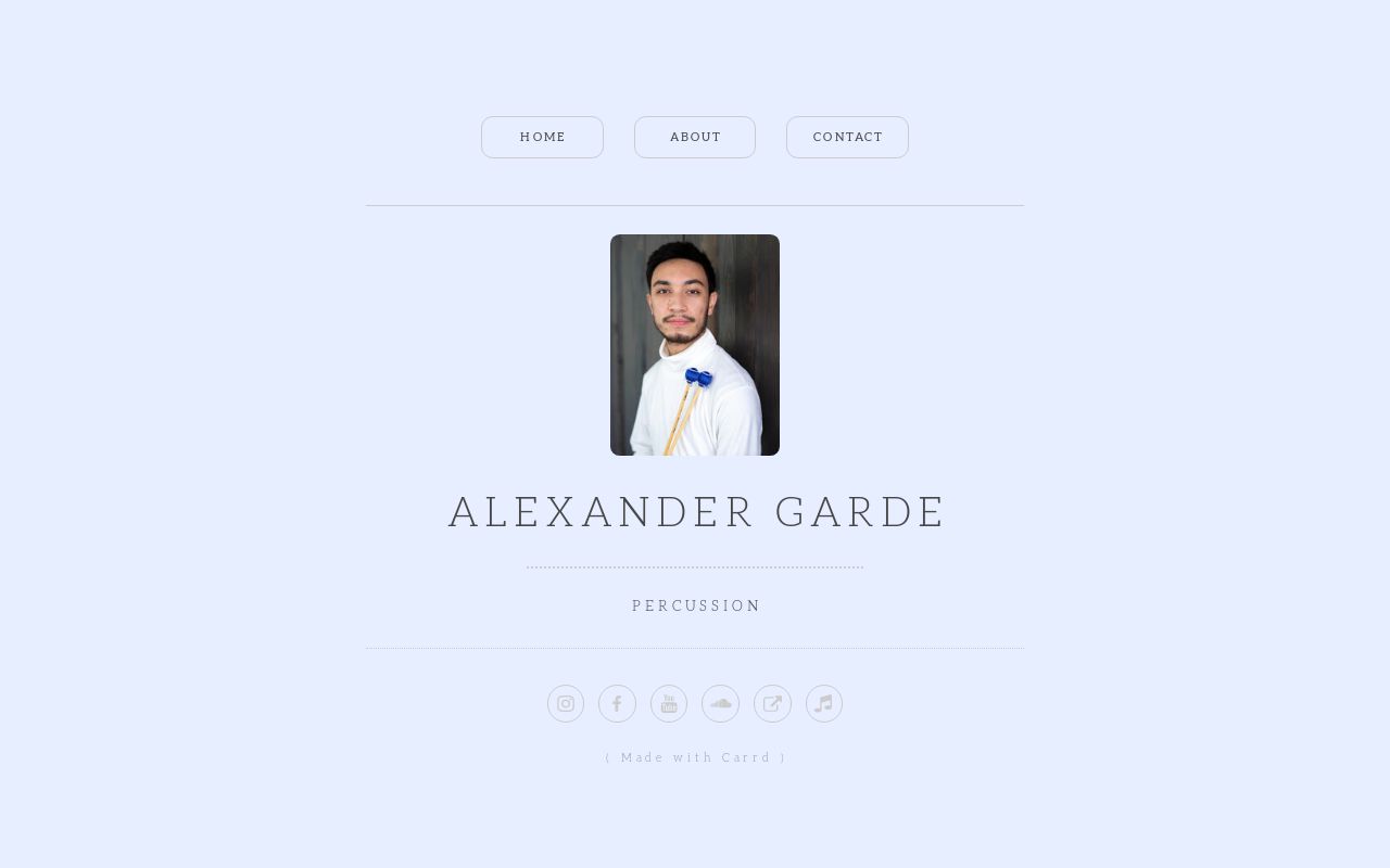 Carrd profile picture for @garde